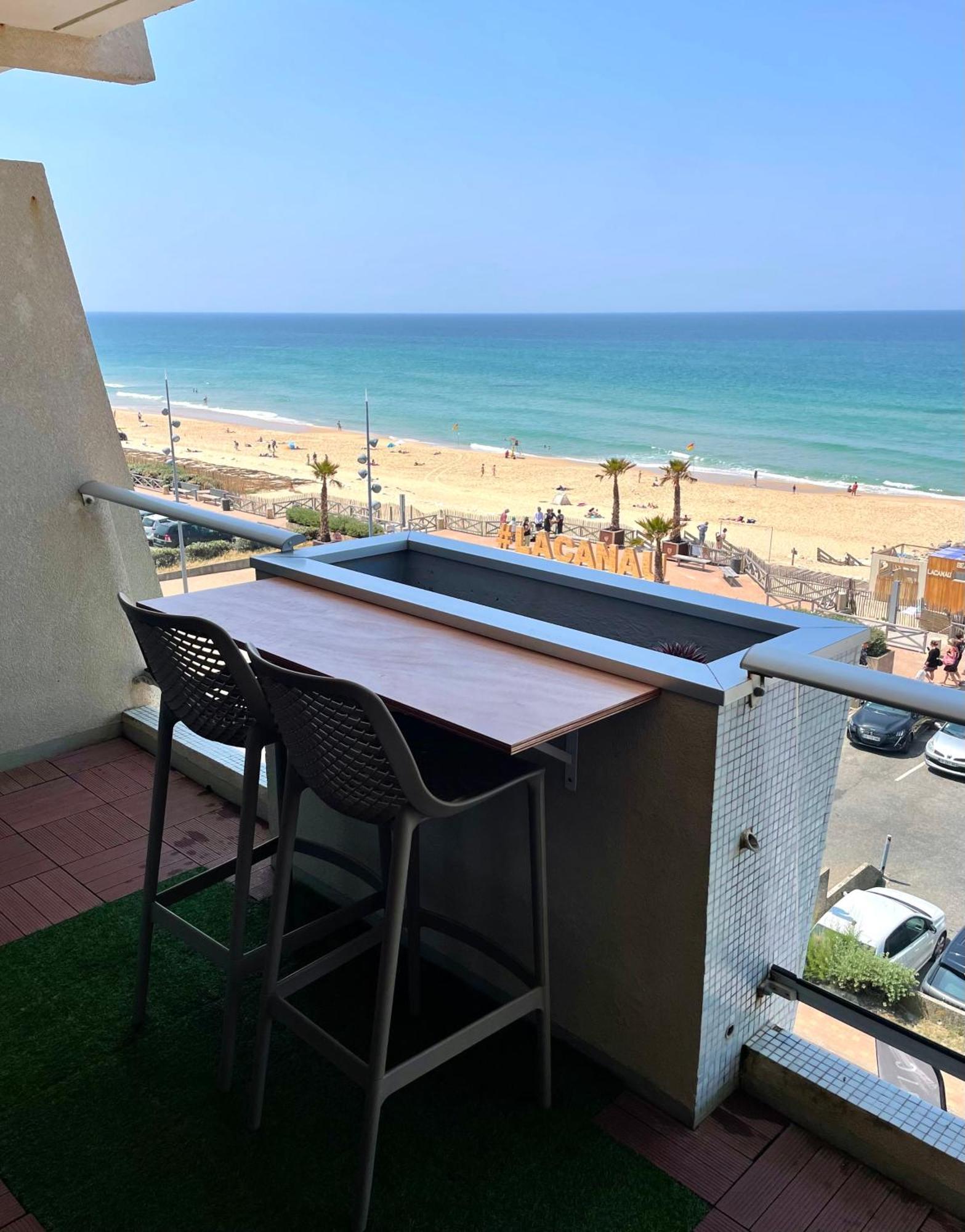 Studio Vue Imprenable Sur Ocean Lacanau Buitenkant foto