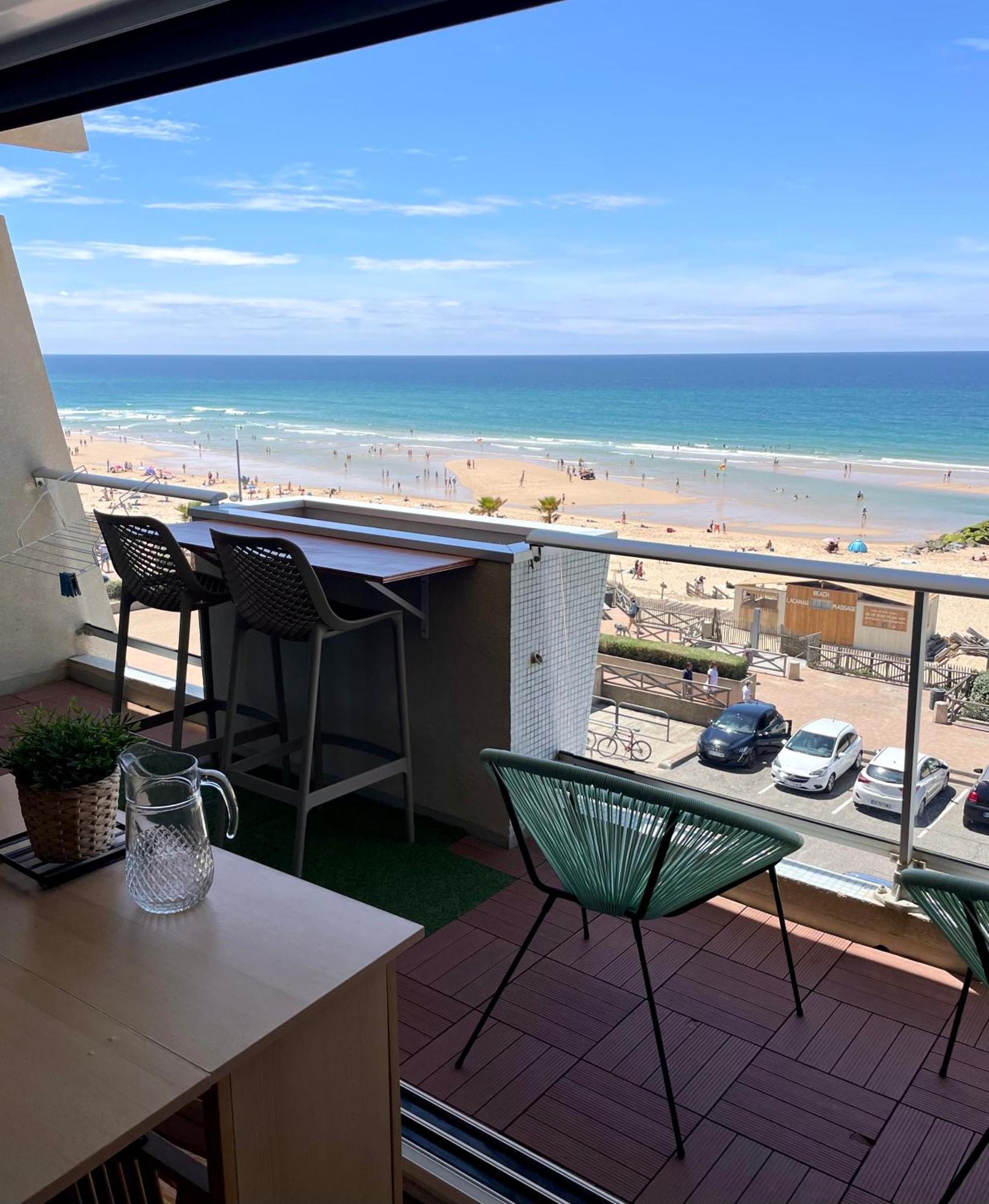 Studio Vue Imprenable Sur Ocean Lacanau Buitenkant foto